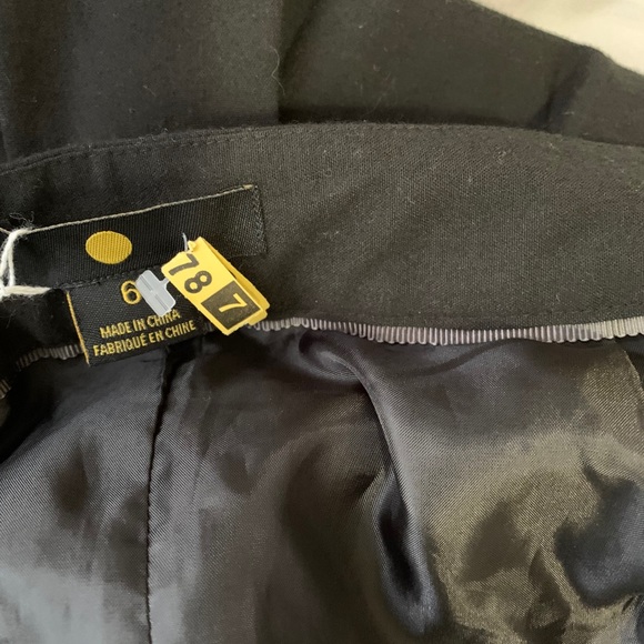 Nylon Skirt Size 6 A Line Pleated Black - Picture 4 of 5